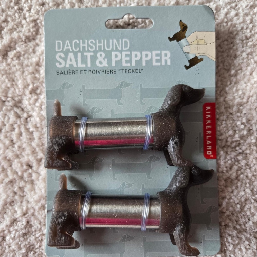 Daschund Salt and Pepper Shakers